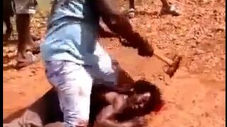 Classic: Pedo has his head smashed by a hammer and parts of brain eaten