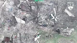 A russian invader attempted to blow himself up with a grenade