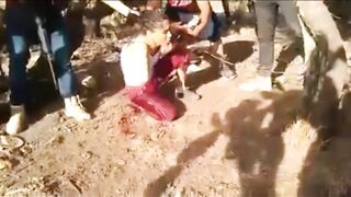 Classic: dismembered and beheaded while still alive
