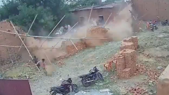 Workers Buried Alive After Wall Collapses in India