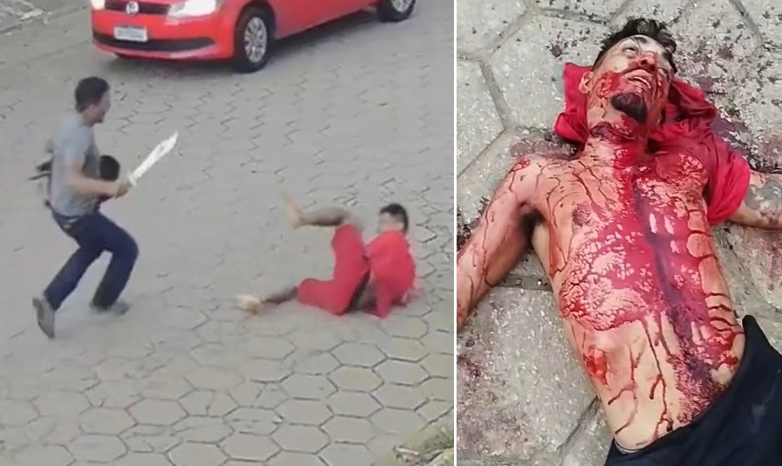 Machete Maniac Butchers Victim in Broad Daylight Street Slaughter