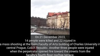 2023 Prague Charles University shooting compilation
