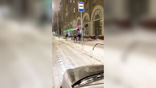 Attack on a migrant somewhere in Russia