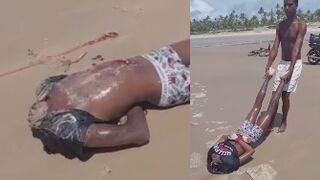 Headless Male Body Woth Hands Tied Discovered On The Beach