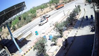 Police Vehicle Brutally Runs Over Toll Booth Worker – Left Fighting for Life