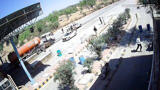Police Vehicle Brutally Runs Over Toll Booth Worker – Left Fighting for Life