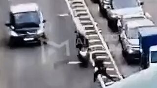 St. Petersburg traffic jam