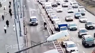 St. Petersburg traffic jam