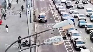 St. Petersburg traffic jam
