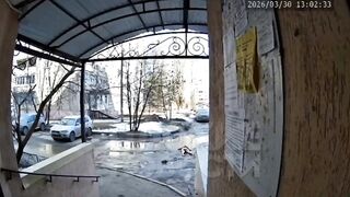 Naked girl jumps out of window and dies