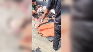 The man was expelled in the accident.