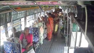 Old Woman Dies After Falling Off A Moving Bus In India