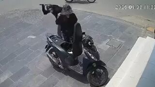 Revenge Attack: Men on Motorcycles Assault Woman Outside Her Workplace