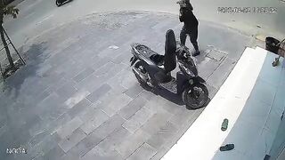Revenge Attack: Men on Motorcycles Assault Woman Outside Her Workplace