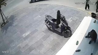 Revenge Attack: Men on Motorcycles Assault Woman Outside Her Workplace