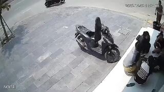 Revenge Attack: Men on Motorcycles Assault Woman Outside Her Workplace