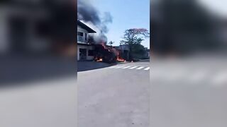 CCTV Captures Small Plane Crashing Into House - Copilot & Two Passengers Dead