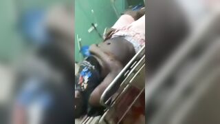 Accident Victim Vomits Blood In Terrible Agony