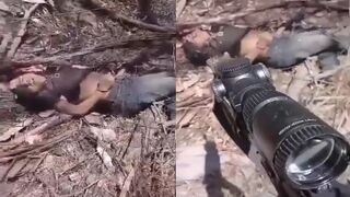 Rival Female Cartel Member’s Body Shredded by Machine Gun Rounds