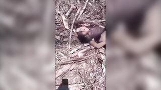 Rival Female Cartel Member’s Body Shredded by Machine Gun Rounds