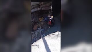 Rival Female Cartel Member’s Body Shredded by Machine Gun Rounds