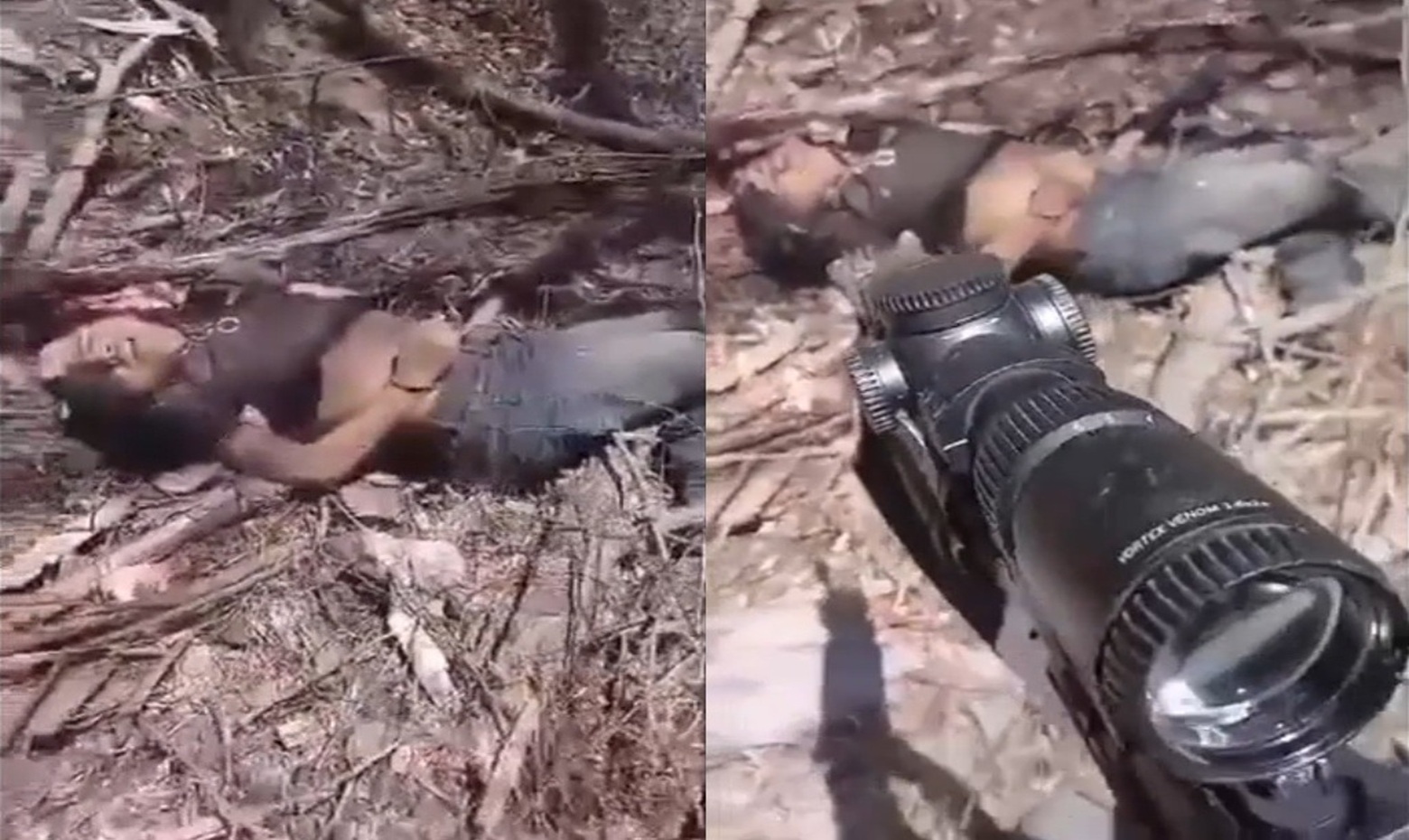 Rival Female Cartel Member’s Body Shredded by Machine Gun Rounds