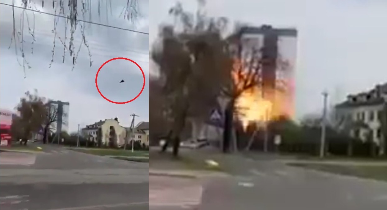 A Russian Drone Struck a Multi-Story Residential Building in the Kyiv Region