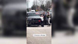 Suspect Tased After Crash During Police Chase In Michigan