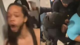 Handcuffed Man Punched By Detroit Cop