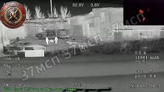Ukrainian drone operators get droned.