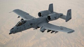 A-10 Warthog aircraft destroyed by Iran.