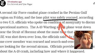 A-10 Warthog aircraft destroyed by Iran.