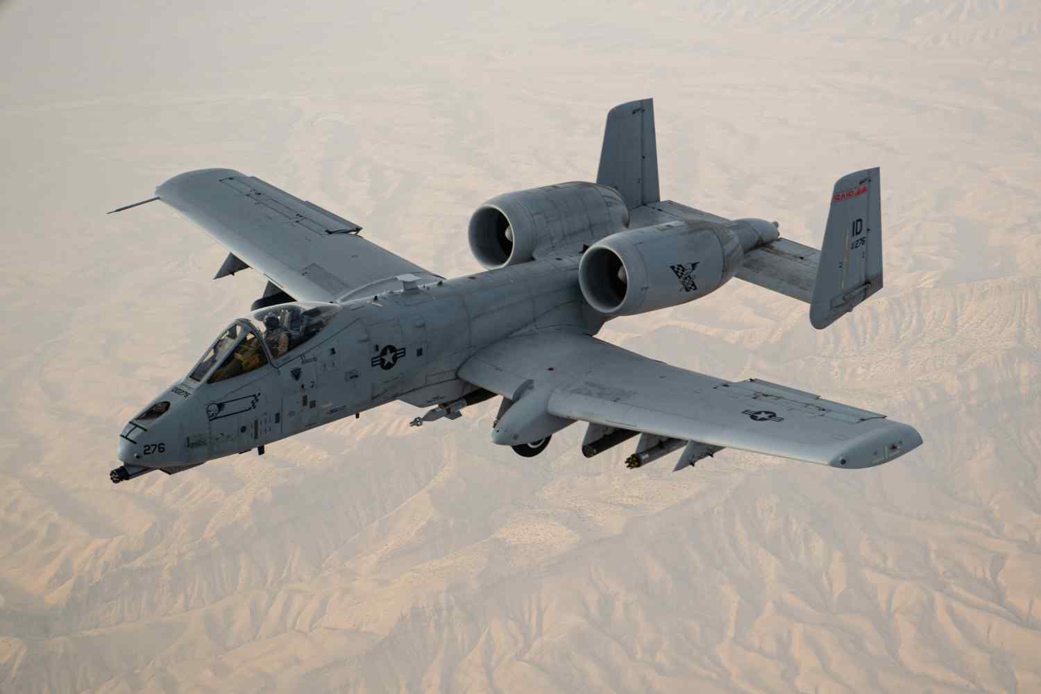 A-10 Warthog aircraft destroyed by Iran.