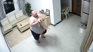 When your cat is way too heavy for your house