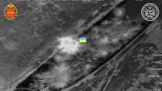 Heavy hexacopters "Mangas" bomb the positions of militants of the Kyiv