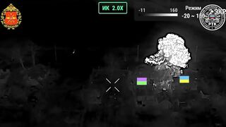 Heavy hexacopters "Mangas" bomb the positions of militants of the Kyiv