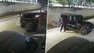 Man Loses Control Of SUV, Crushes & Kills Grandmother