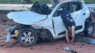 Nightmare on the Road: Car vs. Truck Leaves Driver Dead in Grisly Wreck