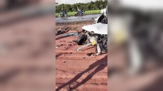 Nightmare on the Road: Car vs. Truck Leaves Driver Dead in Grisly Wreck