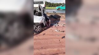 Nightmare on the Road: Car vs. Truck Leaves Driver Dead in Grisly Wreck