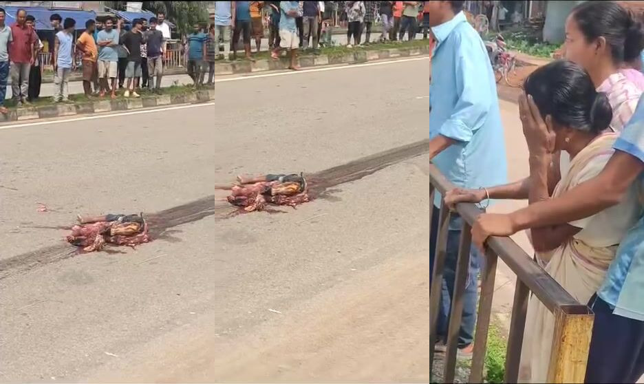 Man turned into road mush