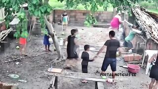 Woodshed Roof Collapse Leaves Family with 10 Injured