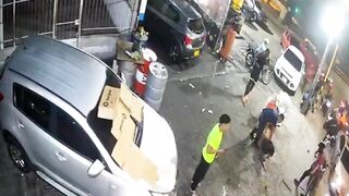 Speeding Car Hits Street Food Seller, Leaves Her Gravely Wounded