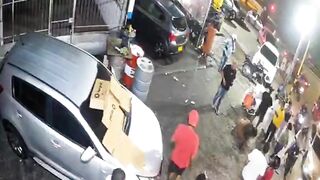 Speeding Car Hits Street Food Seller, Leaves Her Gravely Wounded