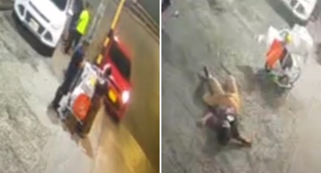Speeding Car Hits Street Food Seller, Leaves Her Gravely Wounded