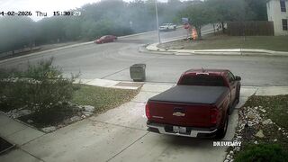 Motorcyclist Skids and Bursts Into Flames, Then Runs Across Street Engulfed in Fire