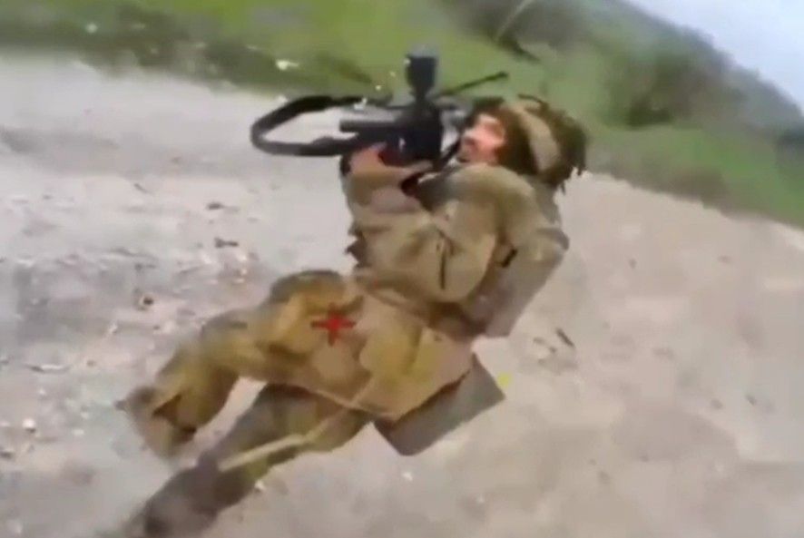 Negative IQ Ukrainian vs. drone.