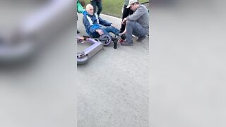 Elderly man suffers open fracture in Moscow