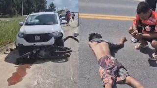 Man Killed In Head On Collision Between Fiat And Motorcycle