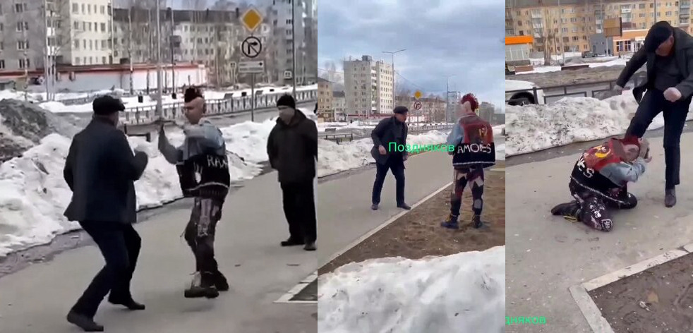 In Serov, a man did not like the appearance of a punk